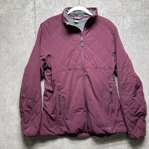 Outdoor Research Winter Ferrosi‎ Jacket L Purple Water Wind Resistant Insulated